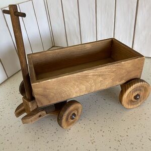 Vintage Wooden Toy Wagon